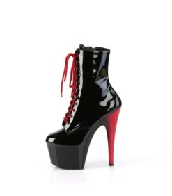 ADORE-1020 Plateau Stiefel - Schwarz/Rot Lack | Pleaser -Shoes Verkäufe adore 1020 plateau stiefel schwarz rot lack pleaser 6