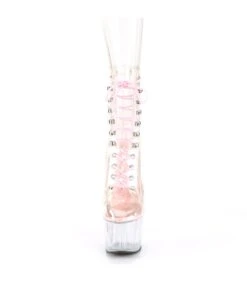 ADORE-1020C-2 Plateau Stiefel - Transparent/Rosa | Pleaser -Shoes Verkäufe adore 1020c 2 plateau stiefel transparent rosa pleaser 6