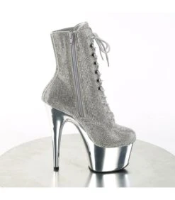 ADORE-1020CHRS Plateau Stiefel - Glitzersteine | Pleaser -Shoes Verkäufe adore1020chrs plateau stiefelglitzer steine pleaser silberfarben 5