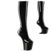 CRAZE-2000 Plateau Pony Stiefel - Schwarz Lack | Pleaser