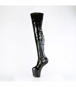 CRAZE-3000 Plateau Pony Overknee Stiefel - Schwarz Lack | Pleaser -Shoes Verkäufe craze 3000 plateau pony overknee stiefel schwarz lack pleaser 2