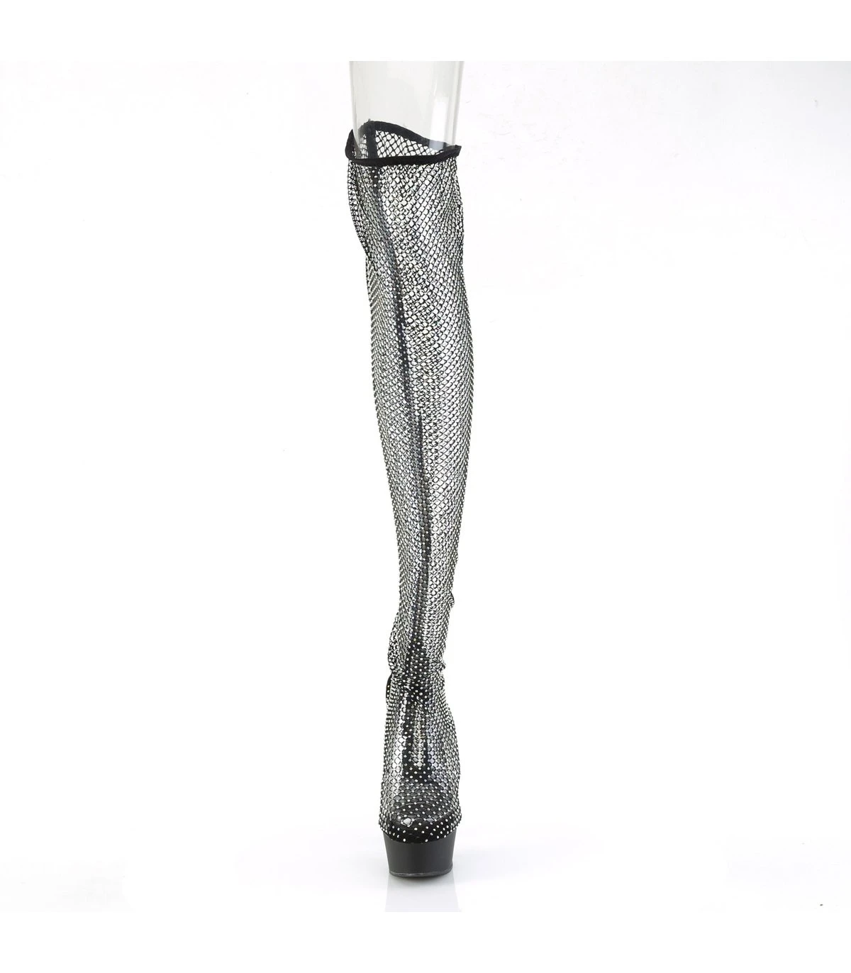 DELIGHT-3009 Overknee Stiefel - PVC Transparent| Pleaser 2 DELIGHT-3009 Overknee Stiefel - PVC Transparent| Pleaser – Bild 2