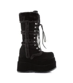 Plateau Stiefel BEAR-202 - Schwarz | DemoniaCult -Shoes Verkäufe demonia bear 202 blk 4