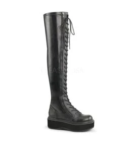 Plateau Stiefel EMILY-375 Schwarz | DemoniaCult