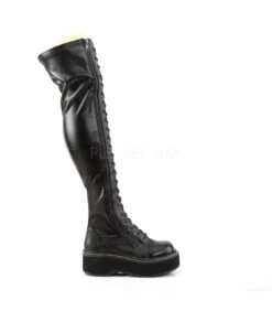 Plateau Stiefel EMILY-375 Schwarz | DemoniaCult -Shoes Verkäufe demonia emily 375 4