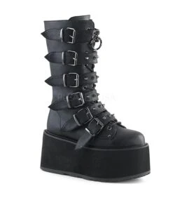Plateau Stiefel DAMNED-225 Schwarz | DemoniaCult