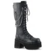 Plateau Stiefel RANGER-303 Schwarz | DemoniaCult