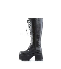 Plateau Stiefel RANGER-302 - PU Schwarz | DemoniaCult -Shoes Verkäufe demonia ranger 302 bpu 2