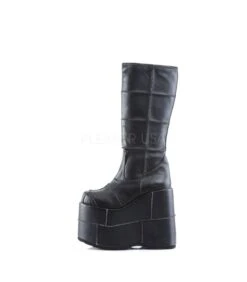 Plateau Stiefel STACK-301 : PU Schwarz | DemoniaCult -Shoes Verkäufe demonia stack 301 bpu 2