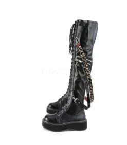 Stiefel EMILY-377 Schwarz | DemoniaCult -Shoes Verkäufe demonia stiefel emily 377 schwarz 2
