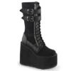 Plateau Stiefel SWING-221 Schwarz | DemoniaCult