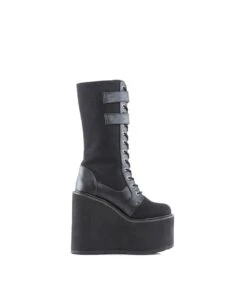 Plateau Stiefel SWING-221 Schwarz | DemoniaCult -Shoes Verkäufe demonia swing 221 bca vl 4