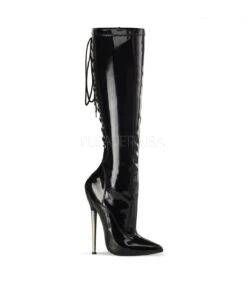 Fetisch Stiefel DAGGER-2064 - Schwarz