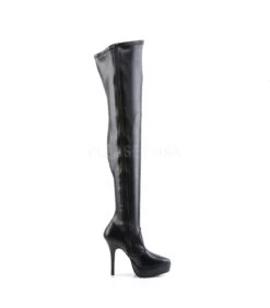 Overknee Stiefel INDULGE-3000 - PU Schwarz -Shoes Verkäufe devious indulge 3000 bpu 4
