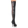 Overknee Stiefel INDULGE-3063 - PU Schwarz