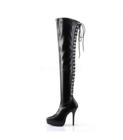 Overknee Stiefel INDULGE-3063 - PU Schwarz -Shoes Verkäufe devious indulge 3063 bpu 2