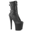 ENCHANT-1043 Plateau Stiefel - Schwarz Matt | Pleaser