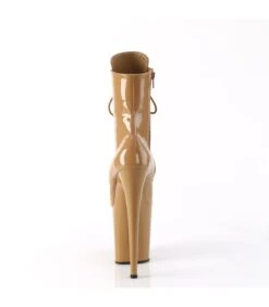 FLAMINGO-1020 Plateau Stiefel - Nude Lack | Pleaser -Shoes Verkäufe flamingo 1020 plateau stiefel nude lack pleaser 3