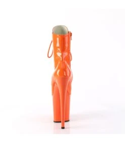 FLAMINGO-1020 Plateau Stiefel - Orange Lack | Pleaser -Shoes Verkäufe flamingo 1020 plateau stiefel orange lack pleaser 3
