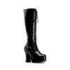 Plateau Stiefel EXOTICA-2020 - Lack Schwarz