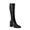 Retro Stiefel GOGO-300 - PU Schwarz