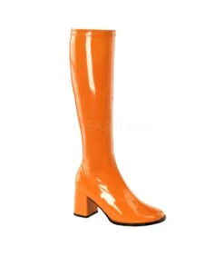 Shoes Verkäufe 3 Retro Stiefel GOGO-300 - Lack Orange