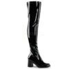 Overknee Stiefel GOGO-3000 - Lack Schwarz
