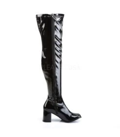 Overknee Stiefel GOGO-3000 - Lack Schwarz -Shoes Verkäufe funtasma gogo 3000 blk 4