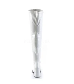 Overknee Stiefel GOGO-3000 - Lack Weiß -Shoes Verkäufe funtasma gogo 3000 wht 3
