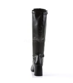 Retro Stiefel GOGO-300WC (Weitschaftstiefel) - PU Schwarz -Shoes Verkäufe funtasma gogo 300wc bpu 3