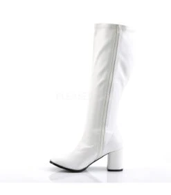 Retro Stiefel GOGO-300WC (Weitschaftstiefel) - PU Weiß -Shoes Verkäufe funtasma gogo 300wc wpu 2