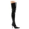 Overknee Stiefel LUST-3000 - Lack Schwarz