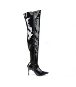 Overknee Stiefel LUST-3000X (Weitschaftstiefel) - Lack Schwarz -Shoes Verkäufe funtasma lust 3000x blk 4