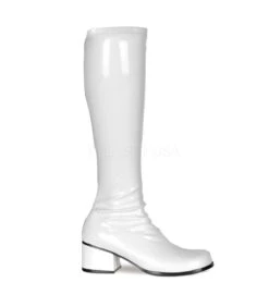 Retro Stiefel RETRO-300 - Lack Weiß