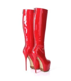 Giaro Cameron Damen Herren Unisex Plateau Stiefel Rot Lack -Shoes Verkäufe giaro cameron stiefel rot lack 7