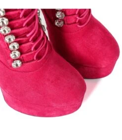 Giaro Dominique Damen Herren Unisex Plateau Overknee Stiefel Fuchsia Velour -Shoes Verkäufe giaro dominique damen herren unisex plateau overknee stiefel fuchsia velour 2