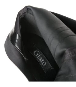 Giaro Dominique Damen Herren Unisex Plateau Overknee Stiefel Schwarz Matt