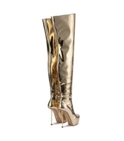 Giaro Overknee Plateau Stiefel BRISA Gold -Shoes Verkäufe giaro overknee plateau stiefel brisa gold 7