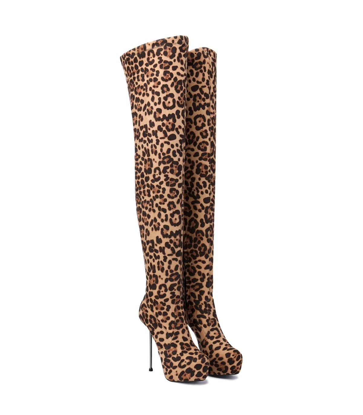 Giaro Overknee Plateau Stiefel BRISA Leo Velour 9 Giaro Overknee Plateau Stiefel BRISA Leo Velour – Bild 9