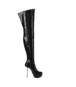 Giaro Overknee Plateau Stiefel BRISA Schwarz Crock -Shoes Verkäufe giaro overknee plateau stiefel brisa schwarz crock 3