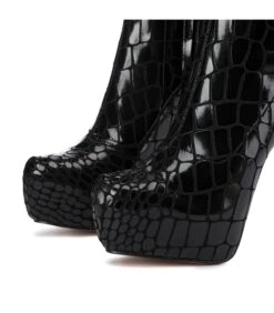 Giaro Overknee Plateau Stiefel BRISA Schwarz Crock -Shoes Verkäufe giaro overknee plateau stiefel brisa schwarz crock 6