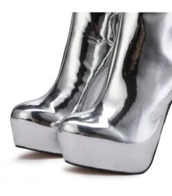 Giaro Overknee Plateau Stiefel BRISA Silber Glänzend -Shoes Verkäufe giaro overknee plateau stiefel brisa silber glaenzend 6