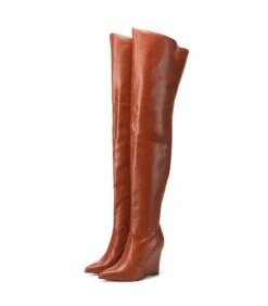 Giaro Overknee Stiefel EVERSON Braun Matt -Shoes Verkäufe giaro overknee stiefel everson braun matt 5
