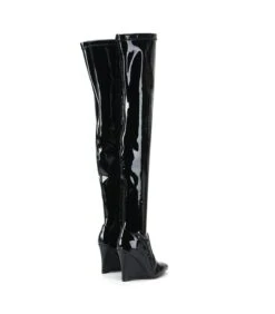 Giaro Overknee Stiefel EVERSON Schwarz Glänzend -Shoes Verkäufe giaro overknee stiefel everson schwarz glaenzend 7