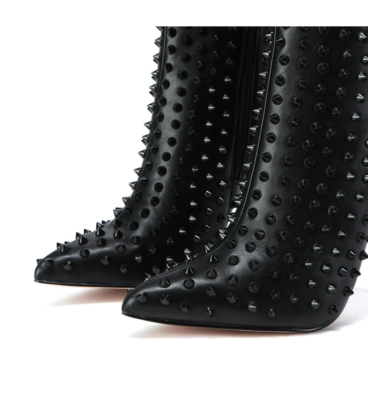 Giaro Overknee Stiefel TINDRA Schwarz Mit Schwarzen Nieten 7 Giaro Overknee Stiefel TINDRA Schwarz Mit Schwarzen Nieten – Bild 7