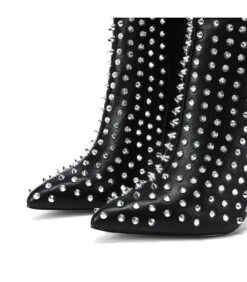 Giaro Overknee Stiefel TINDRA Silber Mit Silbernen Nieten -Shoes Verkäufe giaro overknee stiefel tindra silber mit silbernen nieten 6