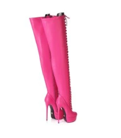 Giaro Plateau Overknee Stiefel Mouchard Pink -Shoes Verkäufe giaro plateau overknee stiefel mouchard pink 4
