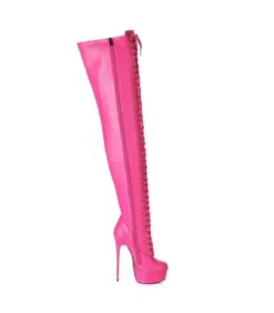 Giaro Plateau Overknee Stiefel Mouchard Pink -Shoes Verkäufe giaro plateau overknee stiefel mouchard pink 6