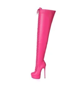 Giaro Plateau Overknee Stiefel Mouchard Pink -Shoes Verkäufe giaro plateau overknee stiefel mouchard pink 9