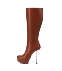 Giaro Plateau Stiefel BEVERLEY Braun Matt